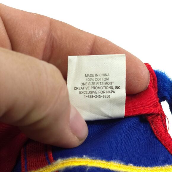 NAPA Racing NASCAR #15 Stripes Red White Blue American Flag‎ Hat Adjustable Cap - Picture 14 of 14